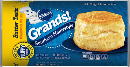 Pillsbury Grands!, Southern Homestyle, Butter Tastin', 8 ct, 16.3 oz