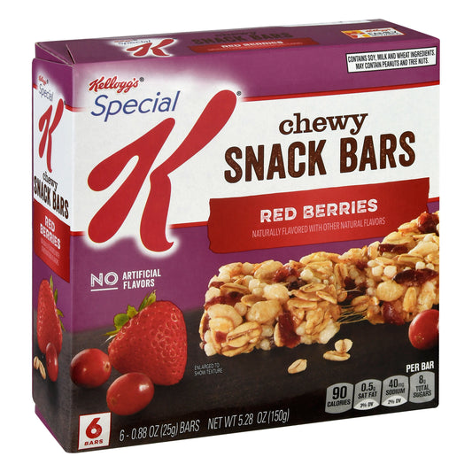 Special K Chewy Red Berries Snack Bars 6 ea