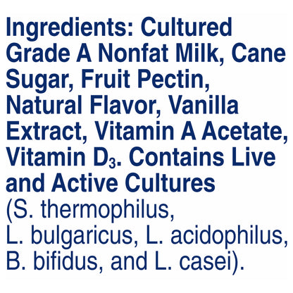 Mountain High Fat Free Nonfat Vanilla Yoghurt 32 oz