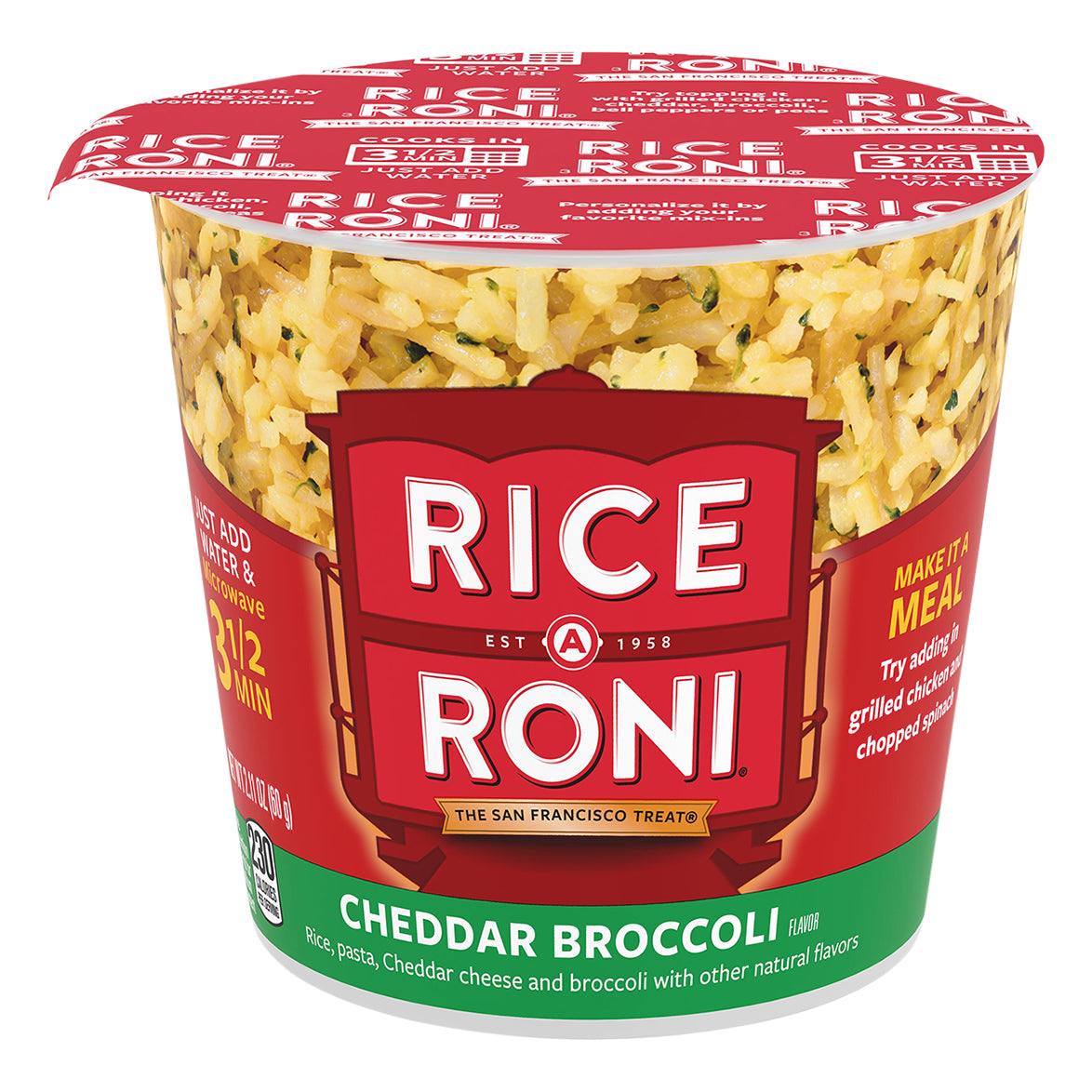 Rice A Roni Rice Pasta Cheddar Broccoli Flavor 2.11 Oz