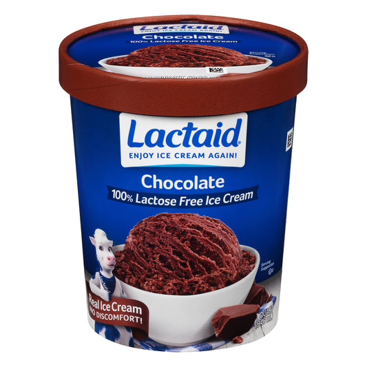 Lactaid® Chocolate 100% Lactose Free Ice Cream 1 qt. Tub