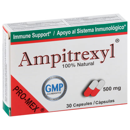 Pro Mex 500 mg Capsules Ampitrexyl 30 ea