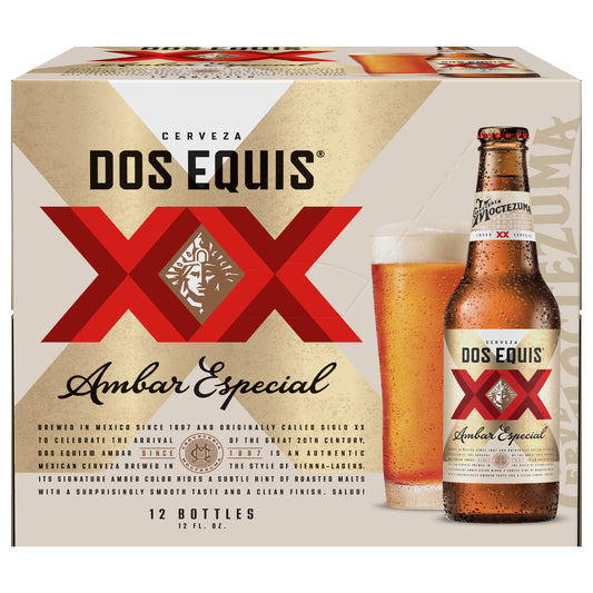 Dos Equis Ambar Especial Beer 12 - 12 fl oz Bottles