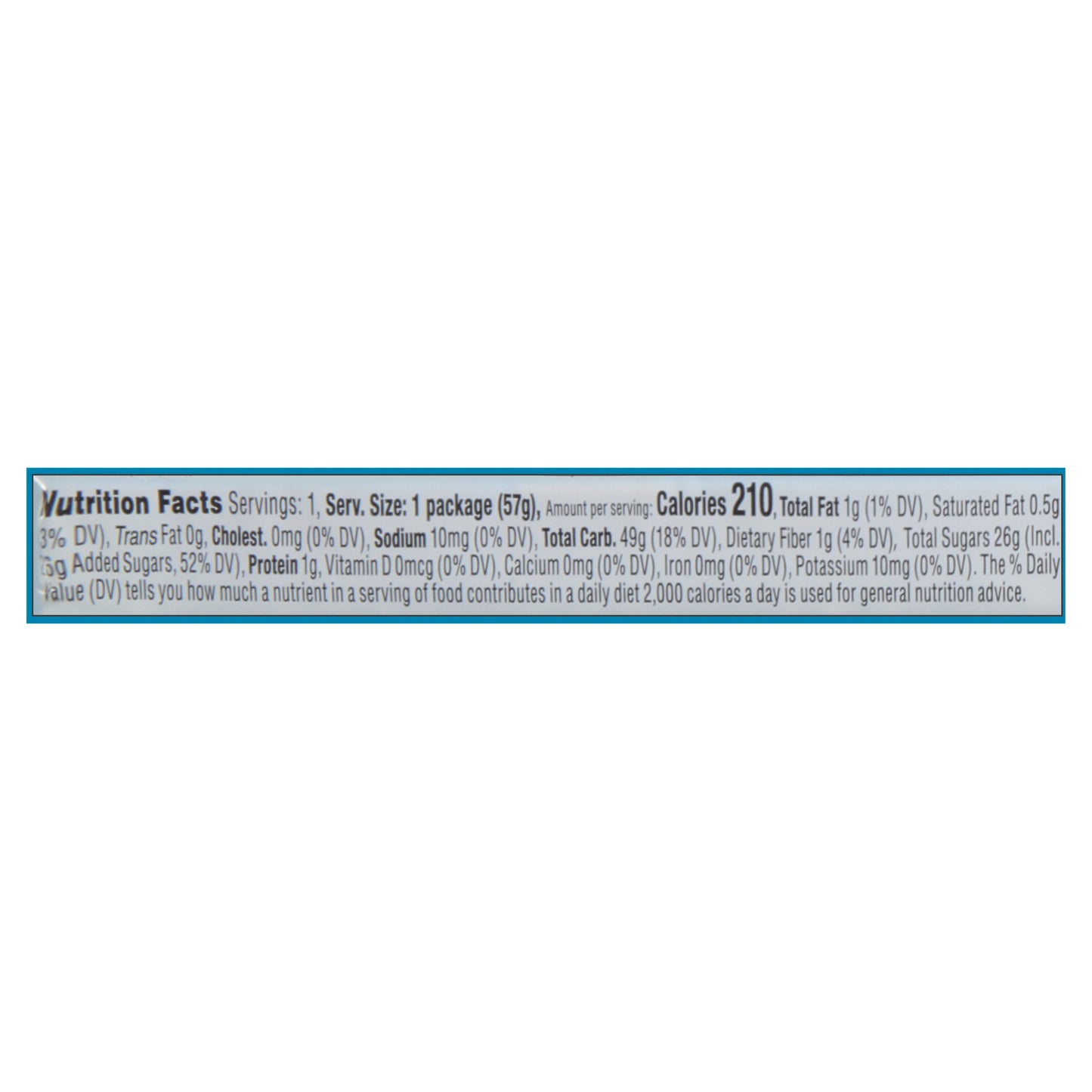 Sour Punch Blue Raspberry Straws Candy 2 oz