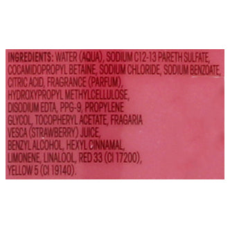 Suave Essentials Energizing Family SIze Sun-Ripened Strawberry Shampoo 30 oz
