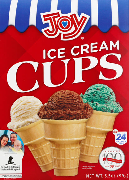 Joy Ice Cream Cups 24 ea