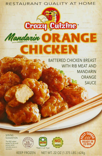 Crazy Cuizine Mandarin Orange Chicken 22 oz