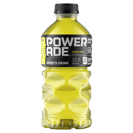 POWERADE Lemon Lime Bottle, 28 fl oz