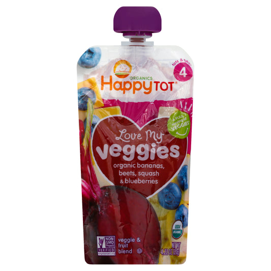 Happy Tot Love My Veggies 4.22 oz
