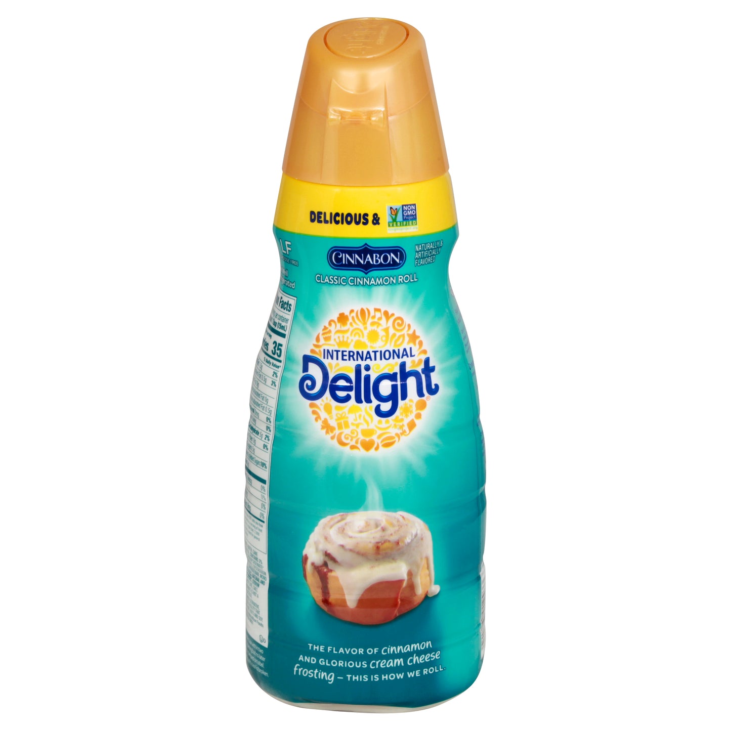 International Delight Cinnabon Classic Cinnamon Roll Coffee Creamer 32 oz