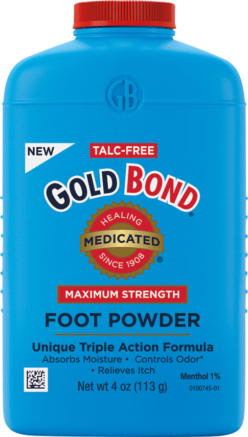Gold Bond Unique Triple Action Relief Maximum Strength Foot Powder 4 oz