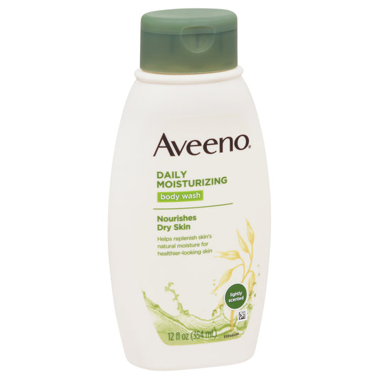 Aveeno Lightly Scented Daily Moisturizing Body Wash 12 fl oz