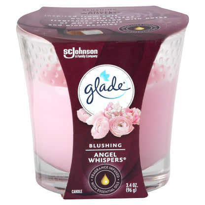 Glade Blushing Angel Whispers Candle 1 ea