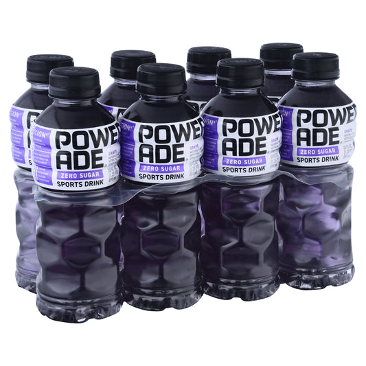 Powerade Zero Sugar Grape Sports Drink 8 ea