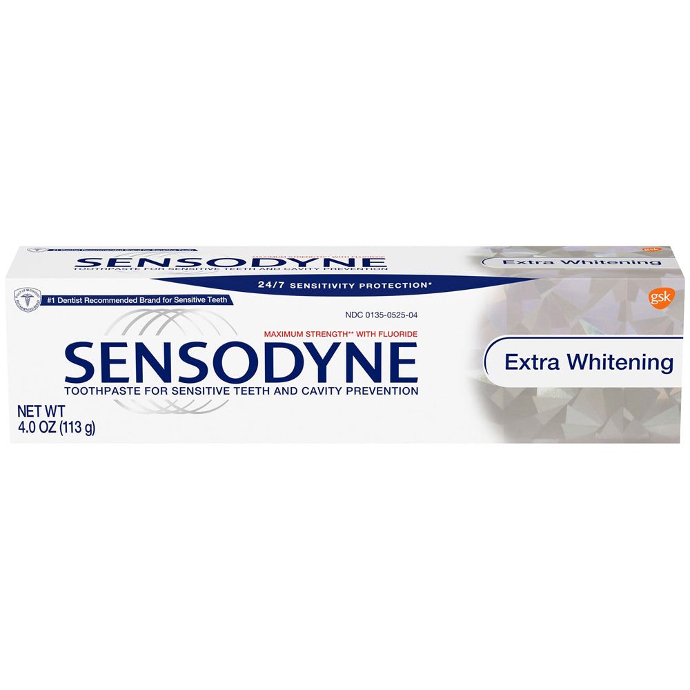 Sensodyne Extra Whitening Sensitive Teeth Whitening Toothpaste - 4 Ounces