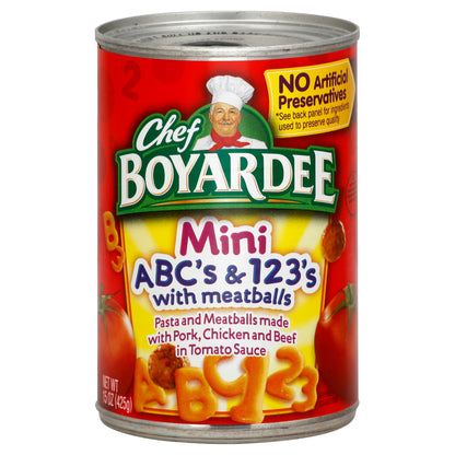 Chef Boyardee ABC's & 123's 15 oz
