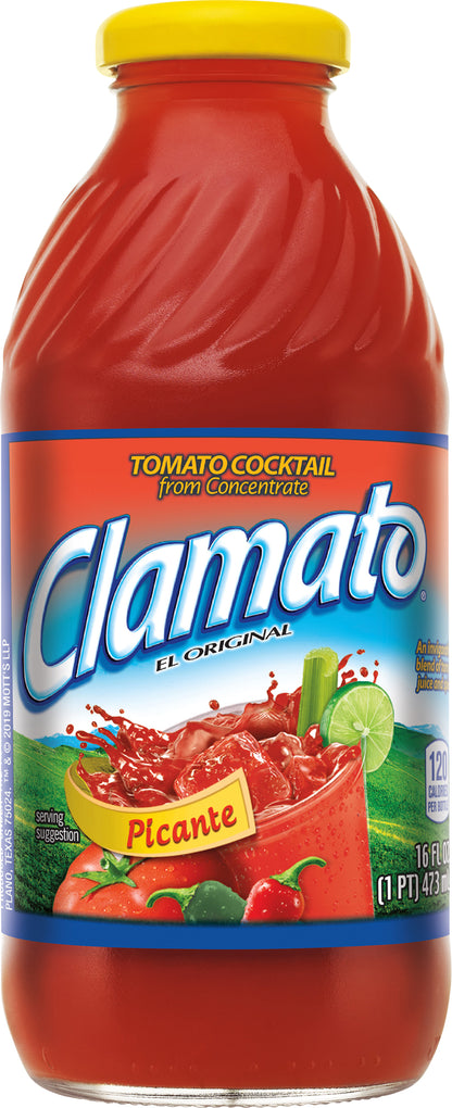 Clamato Picante Tomato Cocktail 16 fl oz Bottle