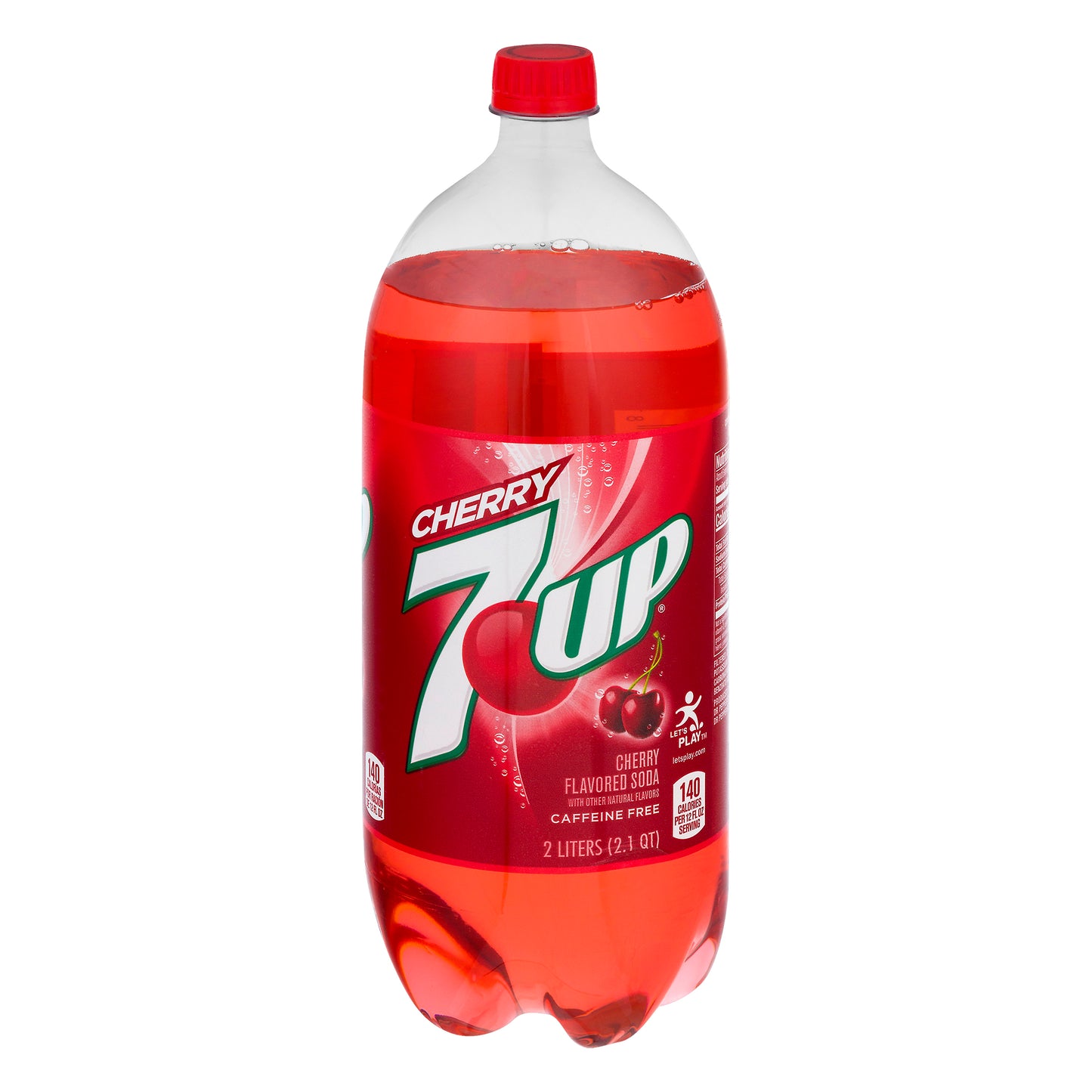 7 UP Caffeine Free Cherry Flavored Soda 2 lt