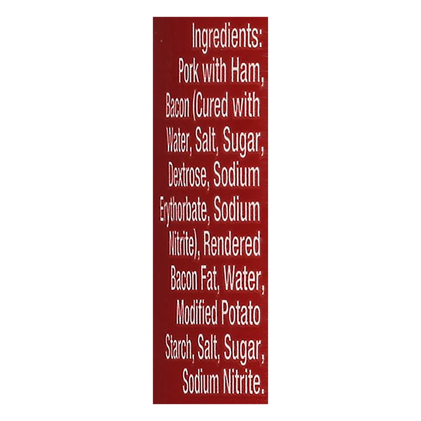 Spam Bacon Canned Meat 12 oz