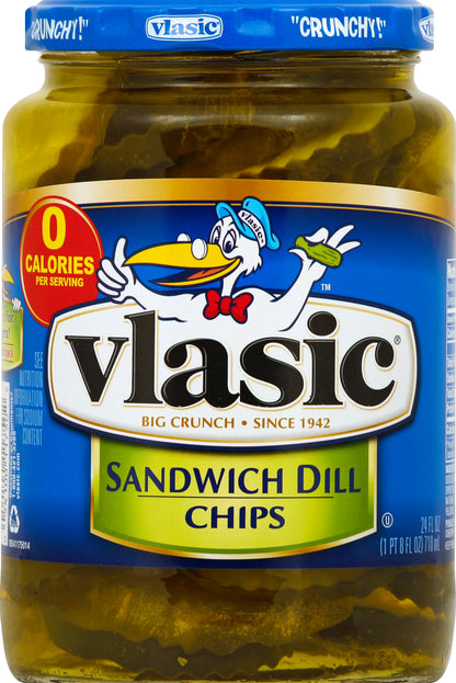 Vlasic Sandwich Dill  24 oz