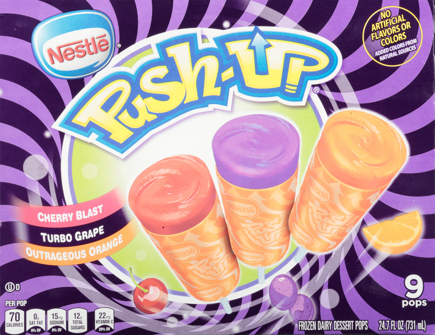 Nestle Push-Up Assorted Frozen Dairy Dessert Pops 9 ea