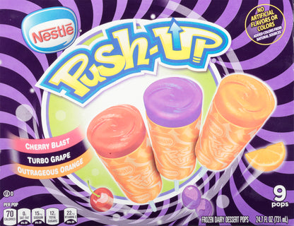 Nestle Push-Up Assorted Frozen Dairy Dessert Pops 9 ea