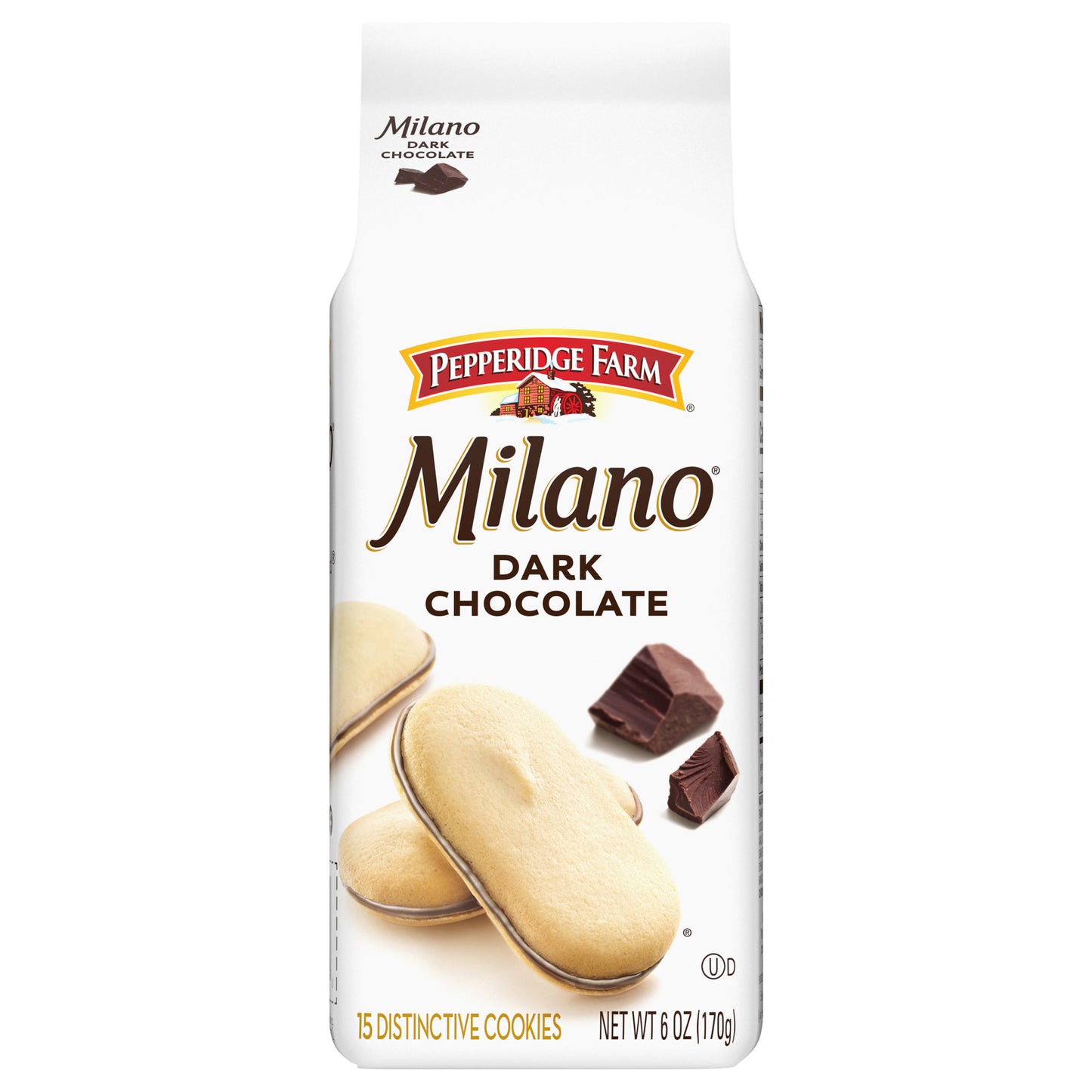 Milano Distinctive Dark Chocolate Cookies 15 Cookies 15 ea