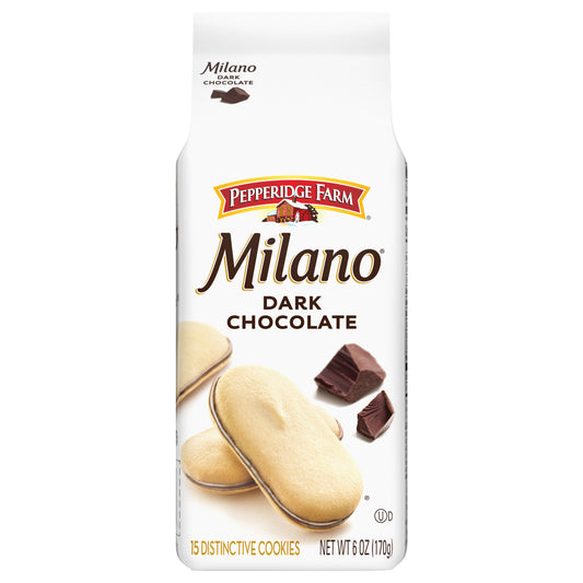 Milano Distinctive Dark Chocolate Cookies 15 Cookies 15 ea