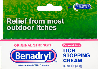 Benadryl Original Strength Itch Stopping Cream 1 oz