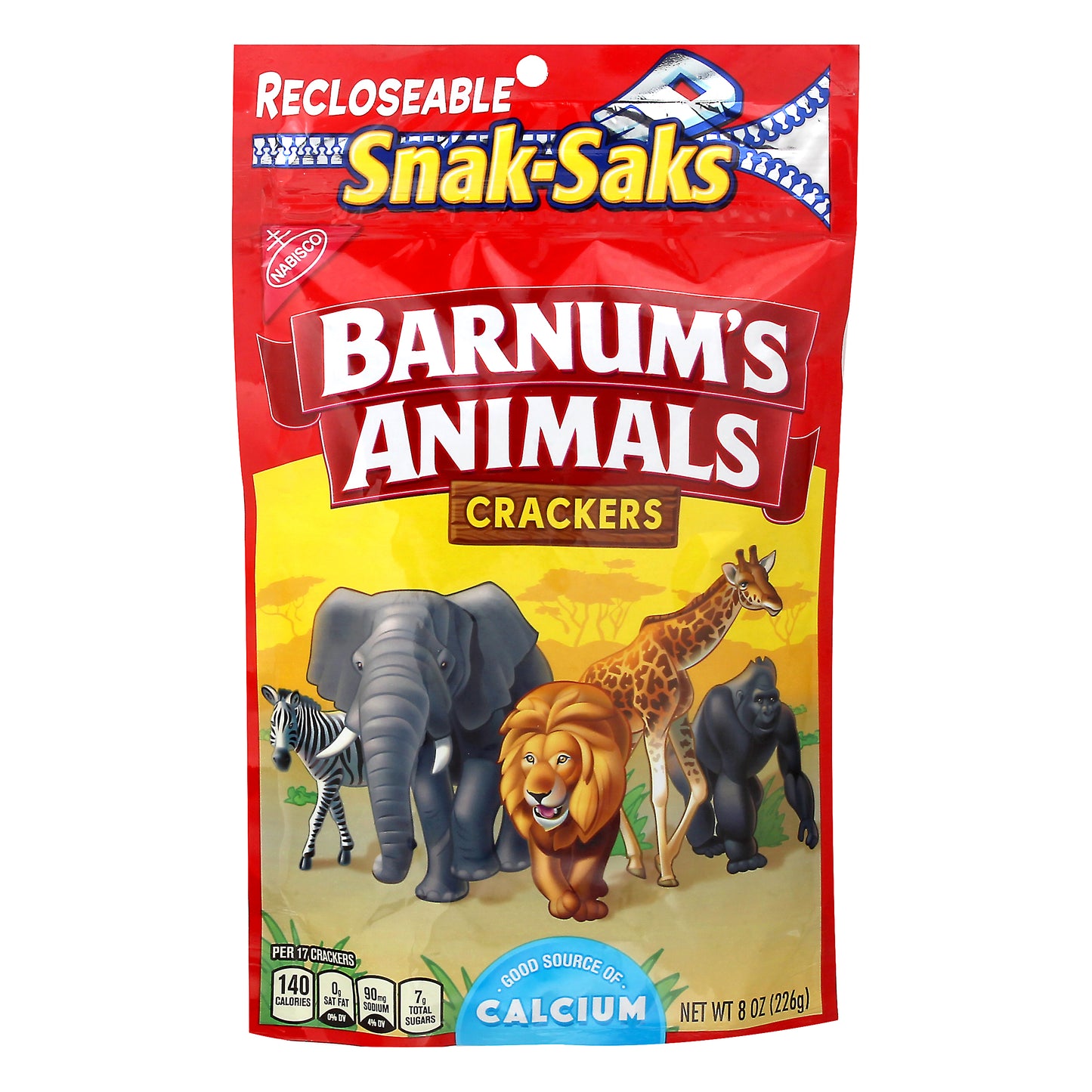 Barnums Animals Snak-Saks Crackers 8 oz