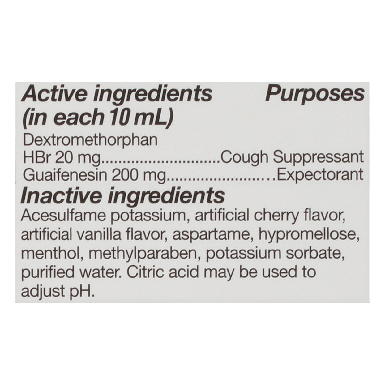Diabetic Tussin Cough & Chest Congestion DM 4 fl oz