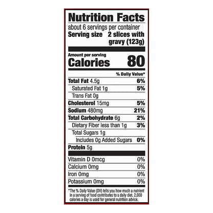 Banquet Family Size Homestyle Gravy & Sliced White Meat Turkey 26 oz