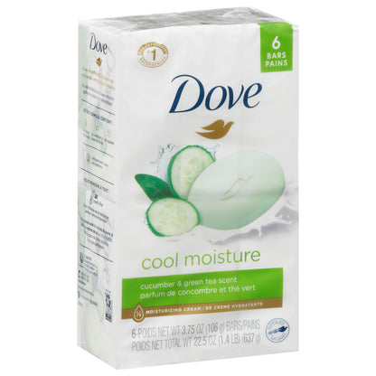 Dove Cucumber & Green Tea Scent Beauty Bar 6 ea