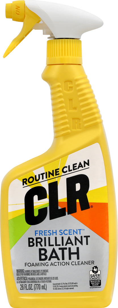 CLR Brilliant Bath Fresh Scent Foaming Action Cleaner 26 oz