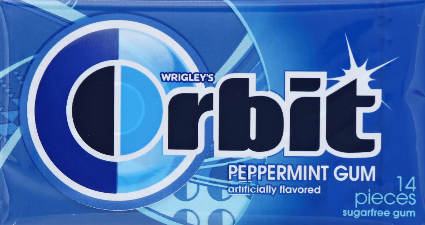 Orbit Sugarfree Peppermint Gum 14 ea