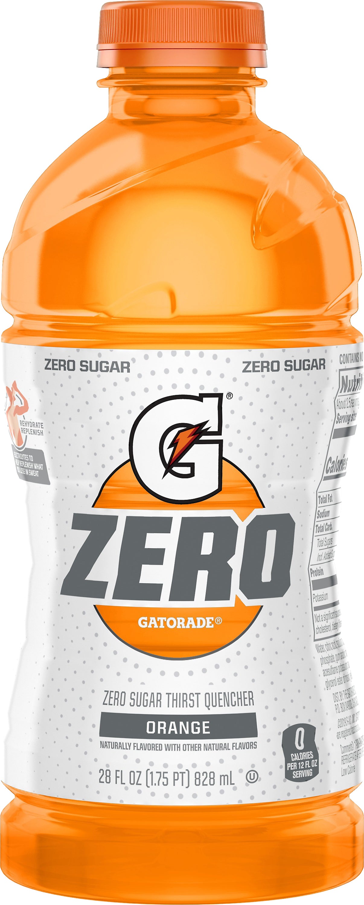 Gatorade Zero Zero Sugar Orange Thirst Quencher 28 oz