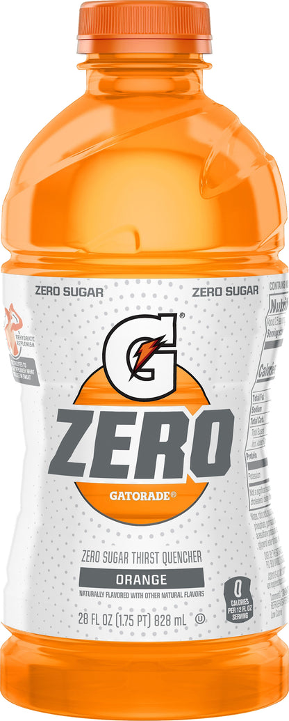Gatorade Zero Zero Sugar Orange Thirst Quencher 28 oz