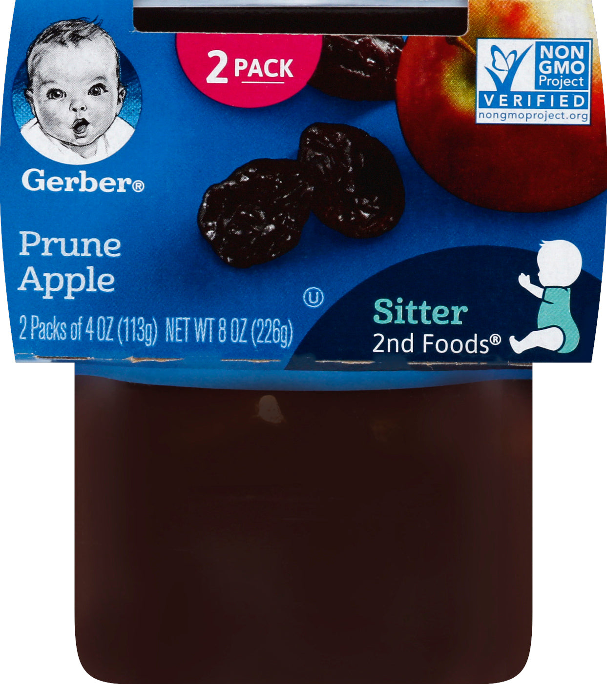 Gerber Prune Apple 2 ea