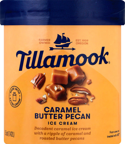 Tillamook Caramel Butter Pecan Ice Cream 1.5 qt