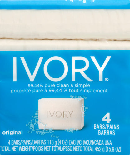Ivory Bar Soap 4 ea