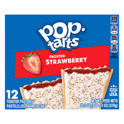 Pop-Tarts 12 Pack Frosted Strawberry Toaster Pastries 12 ea