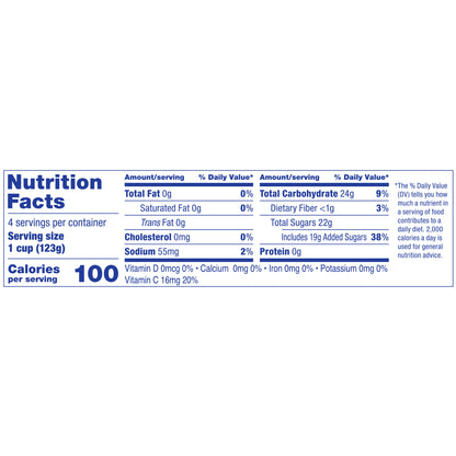 DOLE® Fruit Bowls® Gel Mandarins in Orange Flavored Gel 4-4.3 oz. Cups