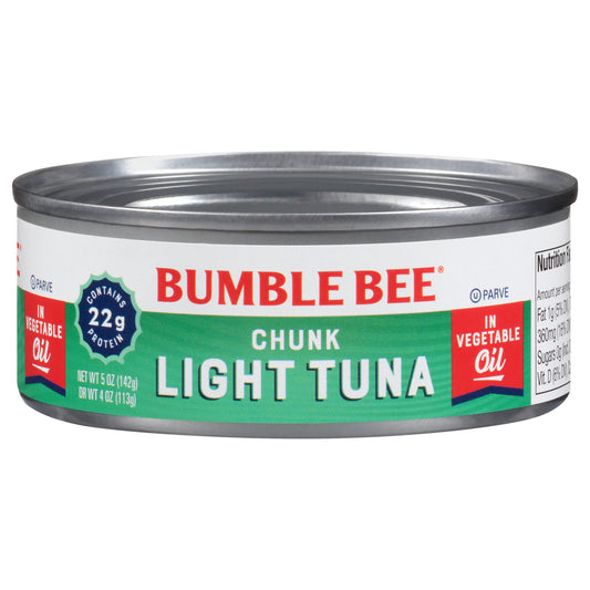 Bumble Bee® Chunk Light Tuna in Vegetable Oil 5 oz. Can