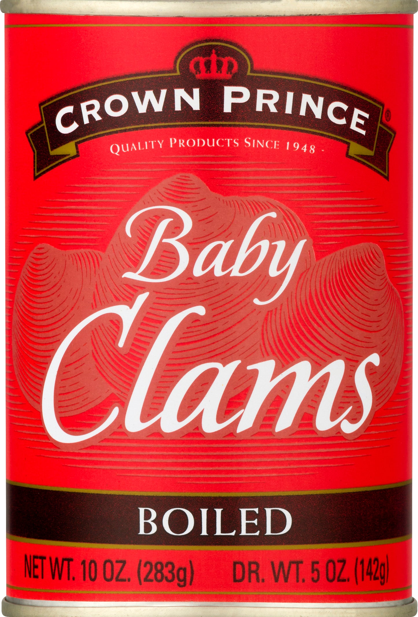 Crown Prince Boiled Baby Clams 10 oz