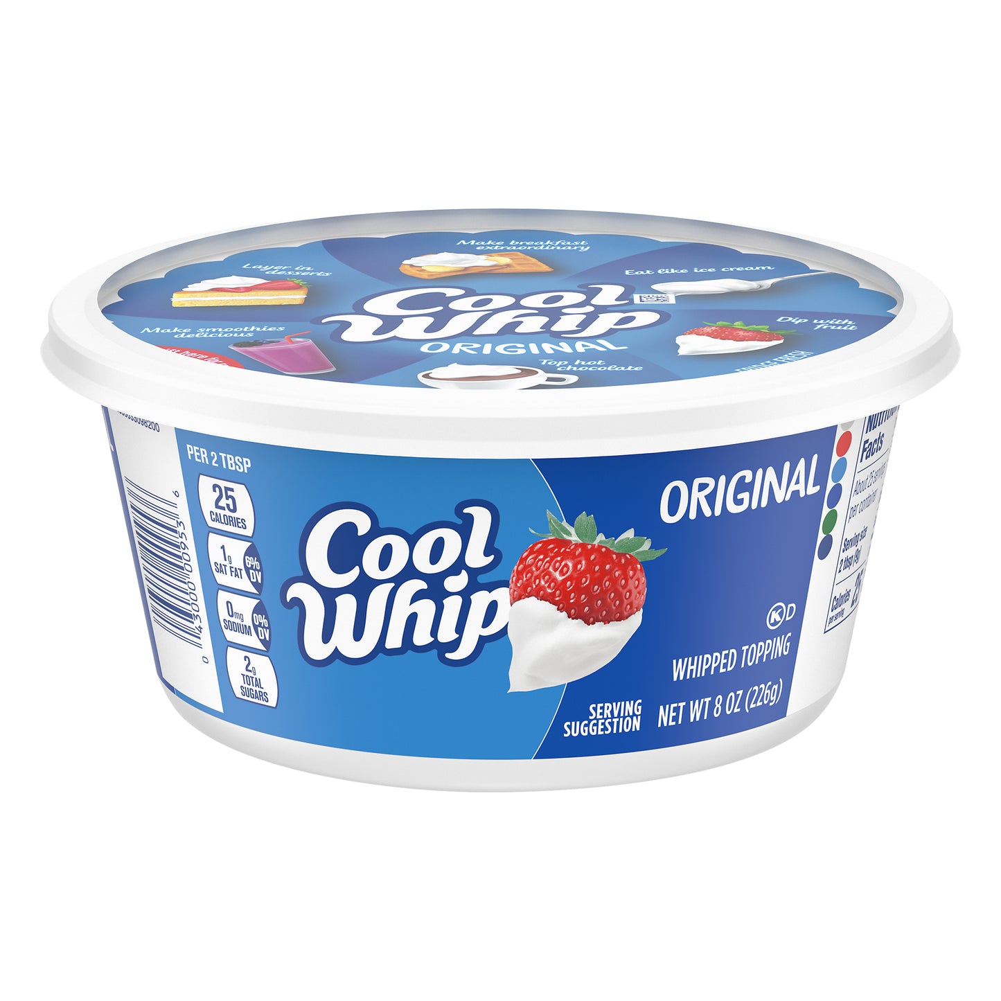 Cool Whip Original Whipped Topping, 8 oz Tub