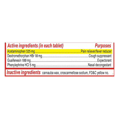 Sudafed PE Tablets Head Congestion + Flu Severe 24 ea