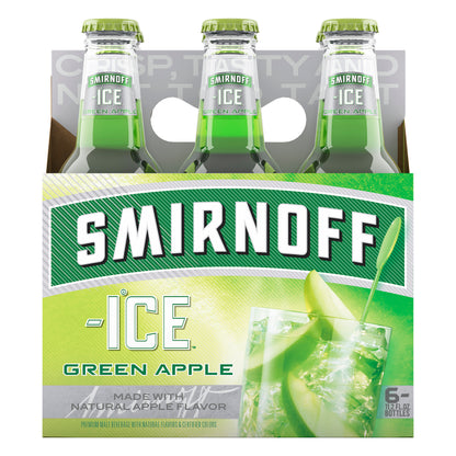 Smirnoff Ice Green Apple Malt Beverage 6 ea