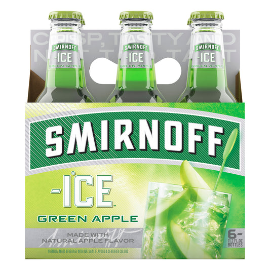Smirnoff Ice Green Apple Malt Beverage 6 ea