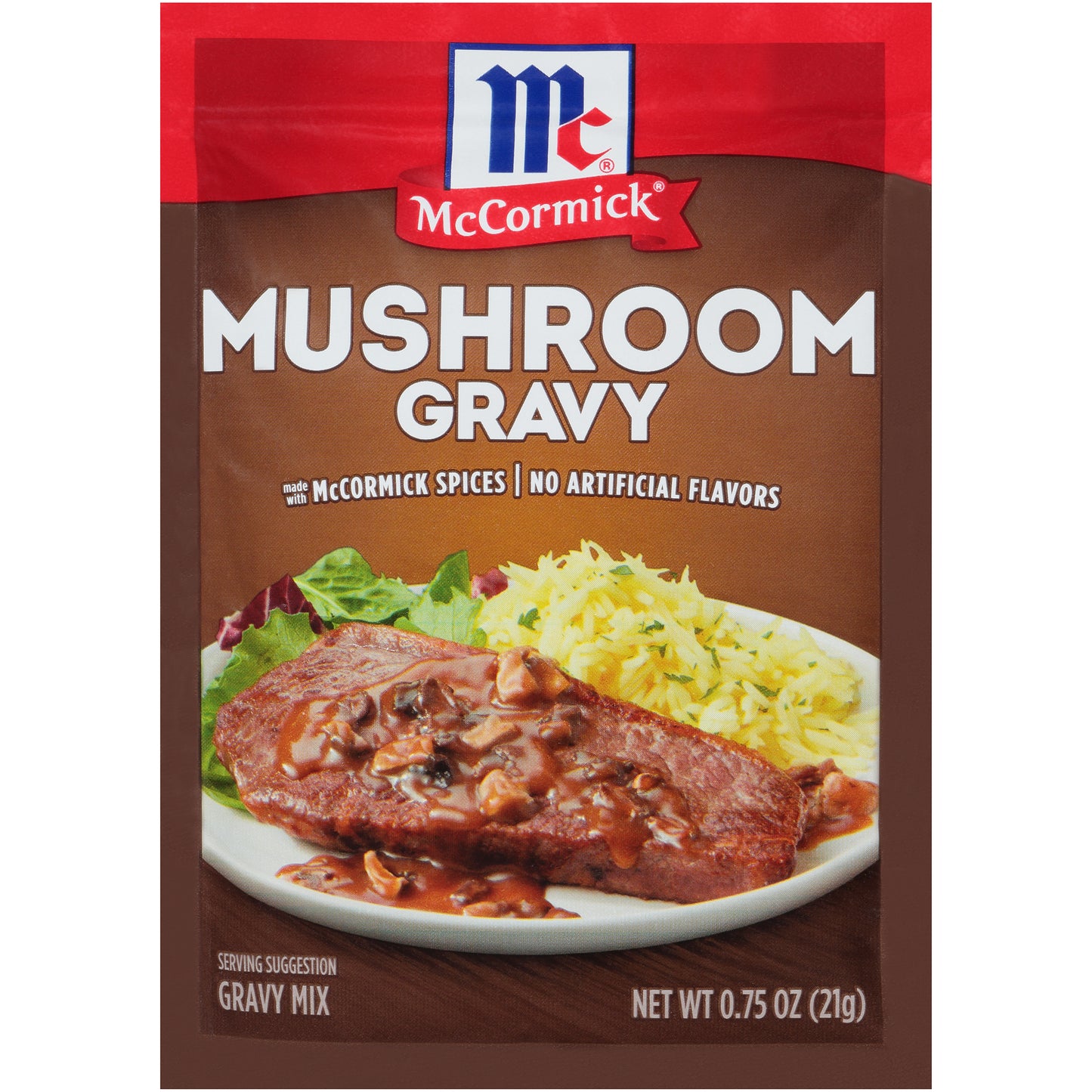 McCormick® Mushroom Gravy Mix 0.75 oz. Packet