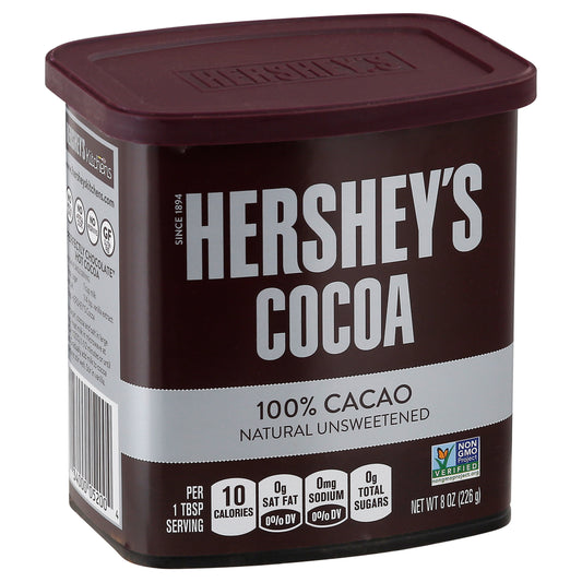 Hershey's Natural Unsweetened 100% Cacao 8 oz